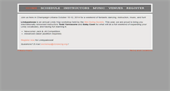 Desktop Screenshot of lindypalooza.illiniswing.org